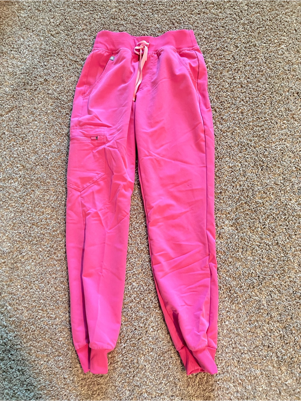 FIGS limited edition F'ing Pink Jogger Pants